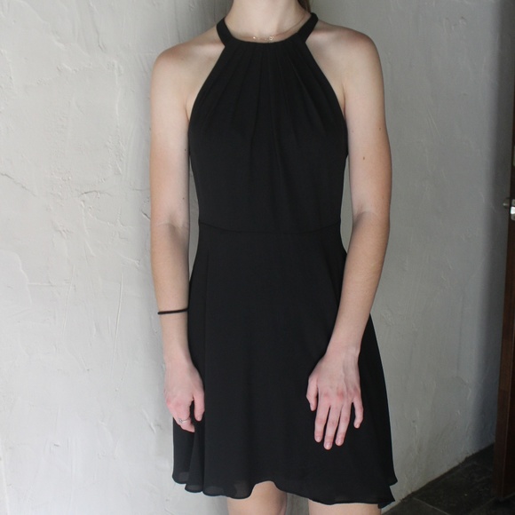 Express Dresses & Skirts - Express Halter Little Black Dress Cocktail Dress